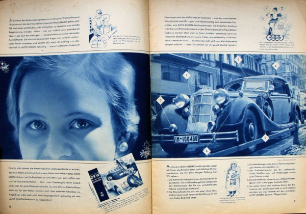 Auto-Union "Die vier Ringe" Factorymagazine 1937 (10064)